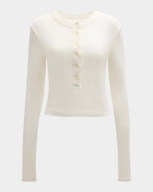 Varra Long-Sleeve Henley Top