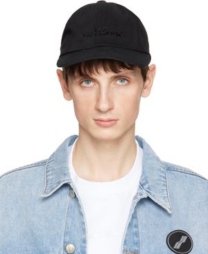 We11done Black Logo Cap