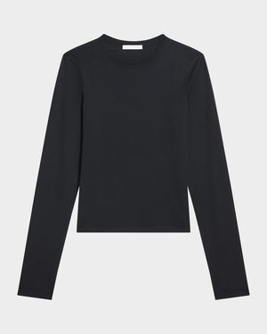 Slim Long-Sleeve Logo Tee