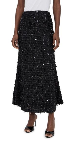 Bailey Rose Black Maxi Skirt Black M