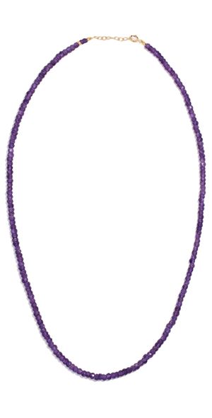 JIA JIA February Amethyst Beaded Necklace Amethyst One Size