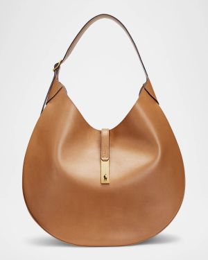 Polo ID Large Calfskin Shoulder Bag