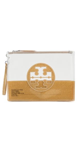 Tory Burch Ella Clear Pouch Clear One Size