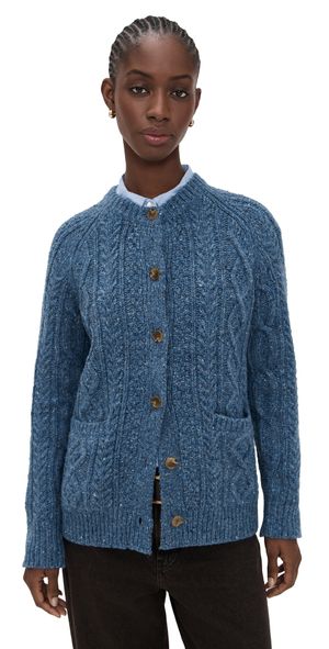 Alex Mill Agnes Sweater In Donegal Frost XXL