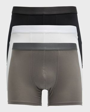 Men's 3-Pack Solid Lyocell Boxer Y-Briefs