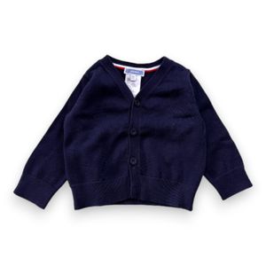 Jacadi - Seconde Main - Cardigan bébé bleu - 12 mois - Taille 12M - Bleu