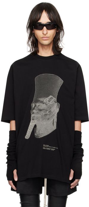 Rick Owens Black Ron Jumbo T-Shirt