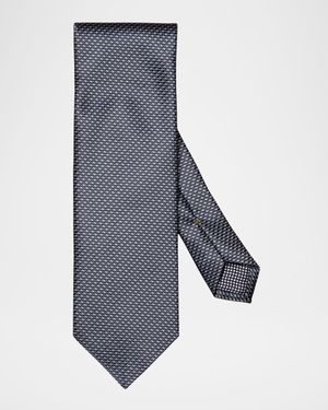 Men's Geometric Silk Tie