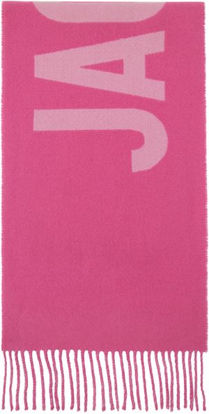 JACQUEMUS Pink Les Classiques 'L'écharpe Jacquemus' Scarf