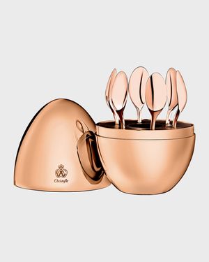 Mini Mood Rose Gold Espresso Spoons, Set of 6