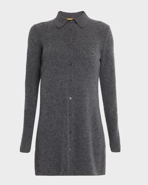 Showtime Cashmere Mini Shirtdress