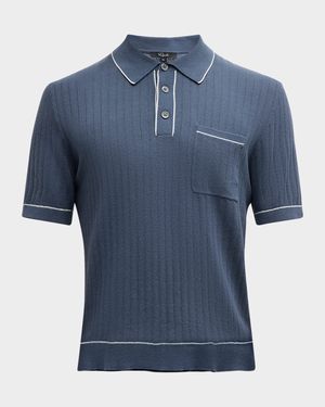 Men's Hardy Ribbed Polo Shirt