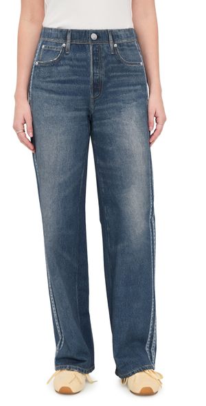 rag & bone Miramar Terry Track Pants Pull On Carnation Stripe XXS