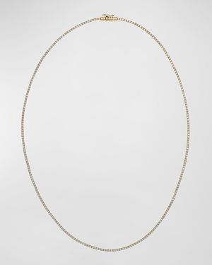 Diamond Skinny Tennis Necklace