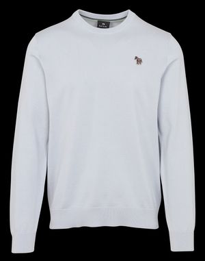 Paul Smith - Pull col rond en coton bio - Taille XL - Gris
