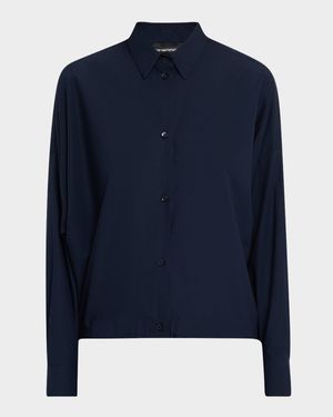 Button-Down Cotton Poplin Shirt