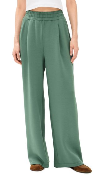 Varley The Extra Wide Leg Pants Dark Forest L