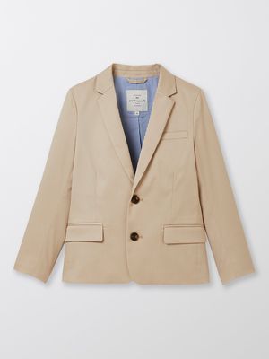 Cyrillus - Veste de costume - fêtes et - Taille 16A - Beige
