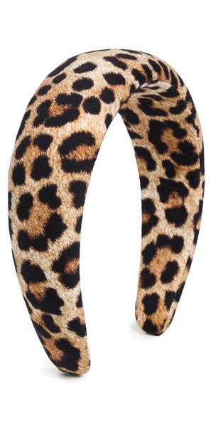 Loeffler Randall Bellamy Headband Leopard One Size