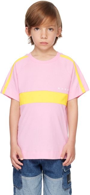 Marni Enfant | T-shirt rose à manches raglan