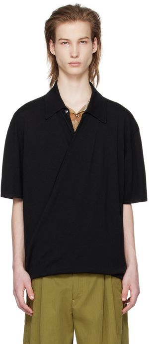 T/SEHNE SSENSE Exclusive Black Polo