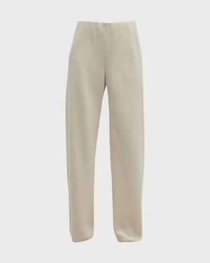 High-Waist Wide-Leg Bias Pants