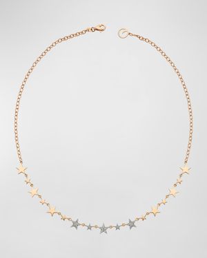 Sirius Star 14k Diamond Choker Necklace