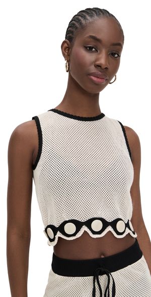 Azulu Rocio Top Ivory L