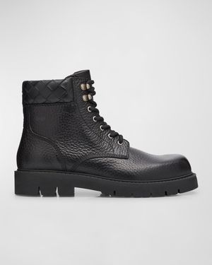 Men's Haddock Leather Lace-Up Ankle Boots