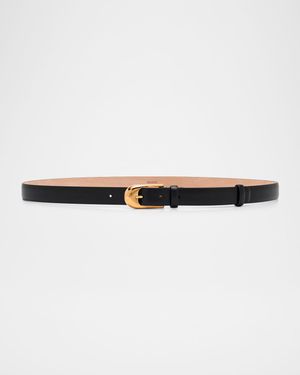 Dome Leather Belt