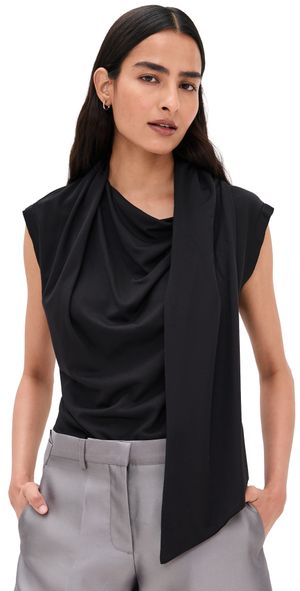 The Garment Scarf Tee Black 6