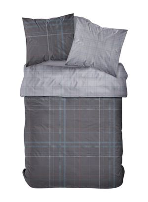 Today Linge De Maison - Parure de lit imprimé en coton - Taille 240x220 cm - Bleu