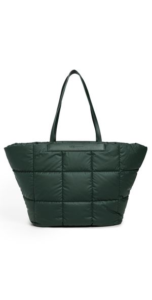 Vee Collective Porter Basque Tote Bottle Green One Size