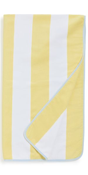 Weezie Beach Towel Yellow Stripe One Size