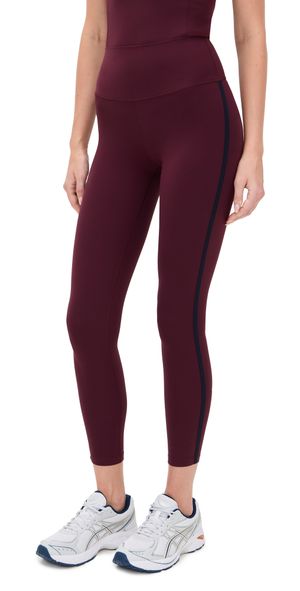 Splits59 Amber Airweight High Waist 7/8 Leggings Dark Cherry/Indigo XL