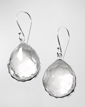 Small Teardrop Earrings in Sterling Silver
