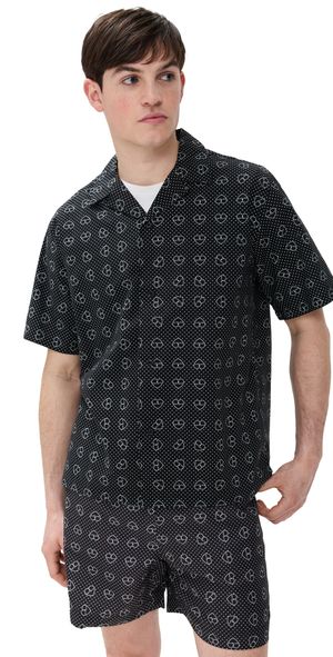 Carhartt WIP Short Sleeve Furoshiki Shirt Furoshiki Print/Black L