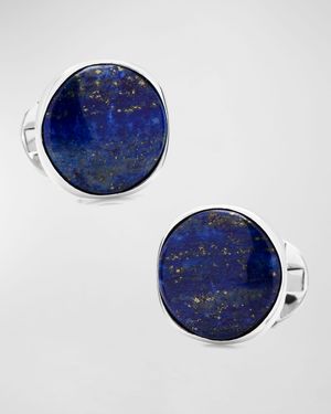Lapis Sterling Silver Cuff Links