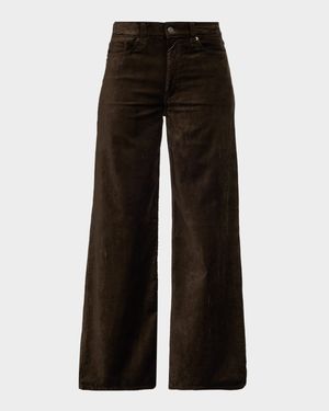 Le Slim Palazzo Velvet Jeans