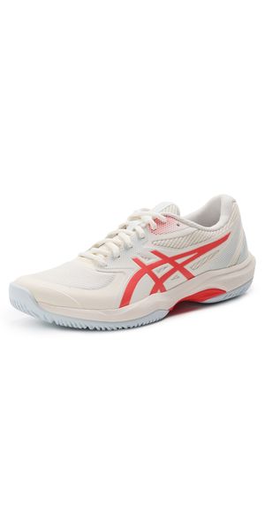 ASICS Game FF Pickleball Sneakers Cream/Flash Red 8