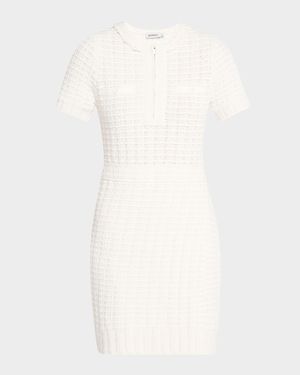 Clairette Short-Sleeve Mini Dress