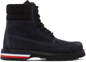 Moncler Black Suede Vancouver Boots