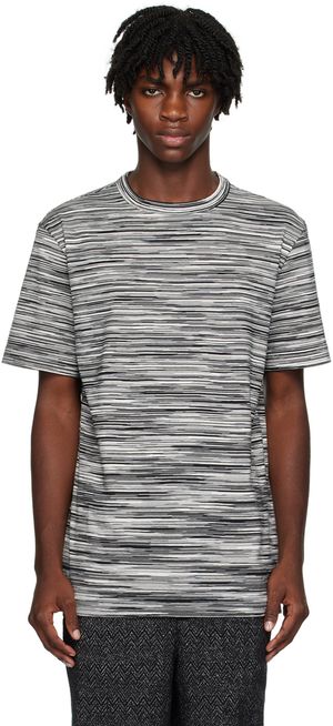 Missoni Black & White Striped T-Shirt