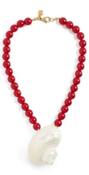 MAYAMAR Cherry Shell Necklace Cherry One Size