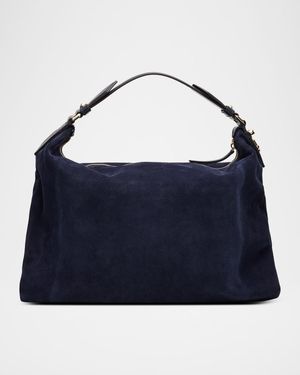 Ana Suede Hobo Bag
