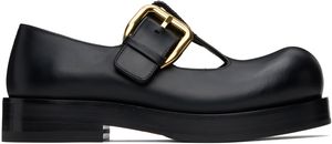 Bottega Veneta Black Helium Mary-Jane Loafers