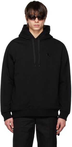 Burberry Black Crystal-Cut Hoodie