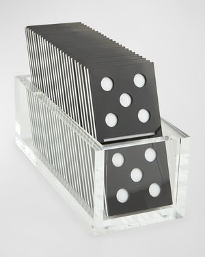 Large Lucite Domino Set