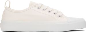 Studio Nicholson Off-White Byrd Canvas Sneakers