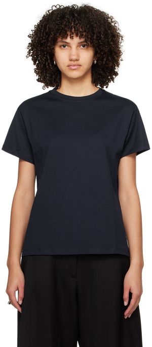 Studio Nicholson Navy Marine T-Shirt